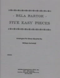 5 Easy Pieces – Brass Quartet (Score and parts)