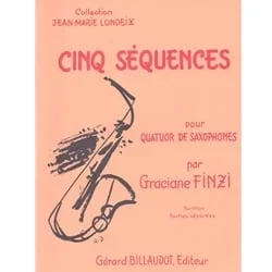 5 Sequences – Saxophone Quartet (SATB)