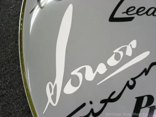 50s Sonor White Vintage Logo Replacement Sticker/Decal (High Quality 3M Vinyl)