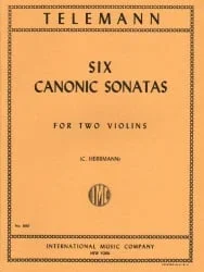 6 Canonic Sonatas – Violin Duet