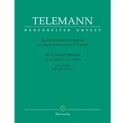 6 Canonic Sonatas, Op. 5, Volume 1 – Flute (or Violin) Duet