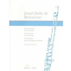 6 Concertos for 5 Flutes, Vol. 2, Op. 15 Nos. 3 and 4 – Flute Quintet