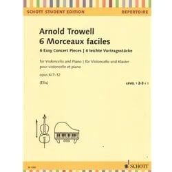 6 Easy Concert Pieces, Op. 4, Nos. 7-12 – Cello and Piano