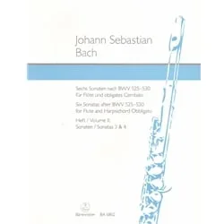 6 Sonatas after BWV 525-530, Volume 2 – Flute and Piano