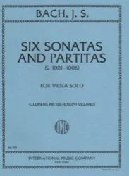 6 Sonatas and Partitas, S. 1001-1006 – Viola Unaccompanied