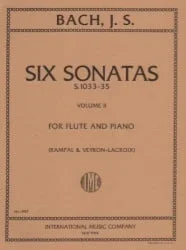 6 Sonatas, Vol. 2: BWV 1033-1035 – Flute and Piano