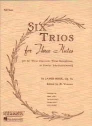 6 Trios for Three Flutes (or Violins), Op. 83 – Score