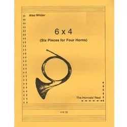 6 x 4 (Six Short Pieces) – Horn Quartet