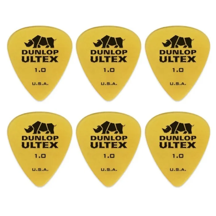 6 x Dunlop Ultex Standard 1.00MM Gauge Guitar Picks 421R Plectrums