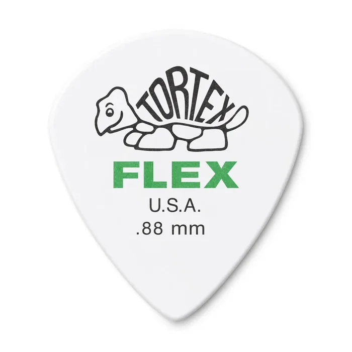 6 x Jim Dunlop Tortex Jazz III FLEX 0.88MM Gauge Guitar Picks 468R *NEW*