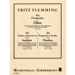 60 Progressive Etudes, Volume 3 – Oboe