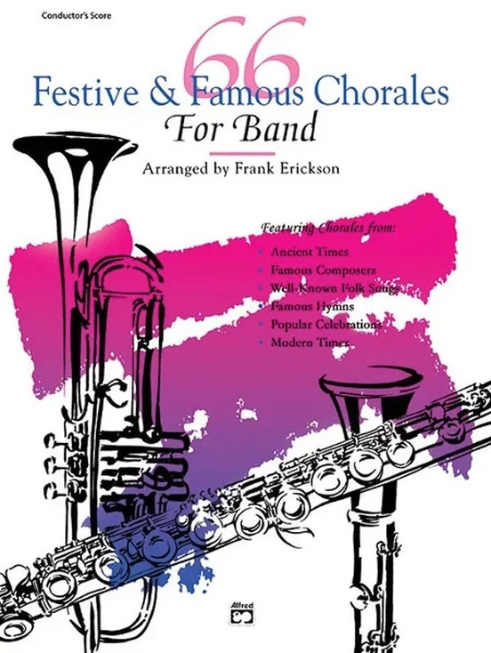 66 Festive And Famous Chorales Alto Clarinet
