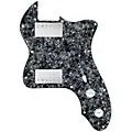 920D Custom ’72 Thinline Tele Loaded Pickguard With Nickel Smoothie Humbuckers & White Knobs Black Pearl