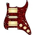 920D Custom HSH Loaded Pickguard for Stratocaster With Gold Smoothie Humbuckers, Aged White Texas Vintage Pickups and S5W-HSH Wiring Harness Tortoise