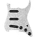 920D Custom Texas Growler Loaded Pickguard for Strat With Black Pickups and S7W Wiring Harness White Pearl