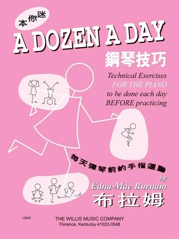 A Dozen A Day Mini Book – Chinese Edition (Softcover Book)