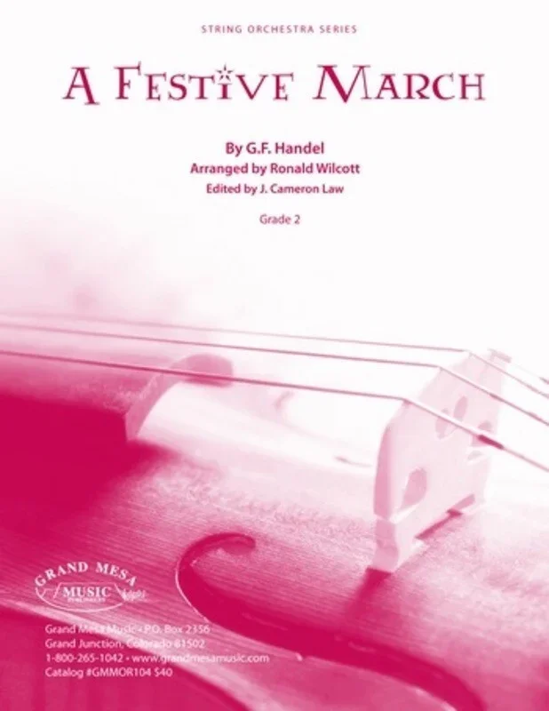 A Festive March So2 Score Book