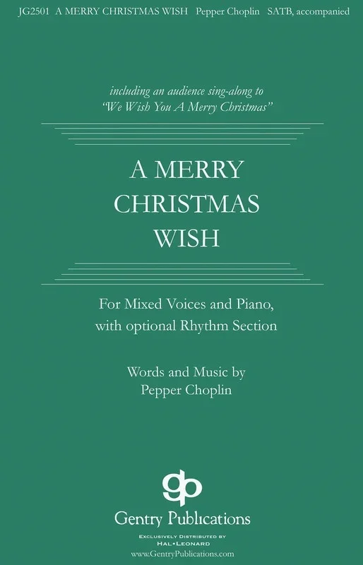 A Merry Christmas Wish SATB (Octavo)