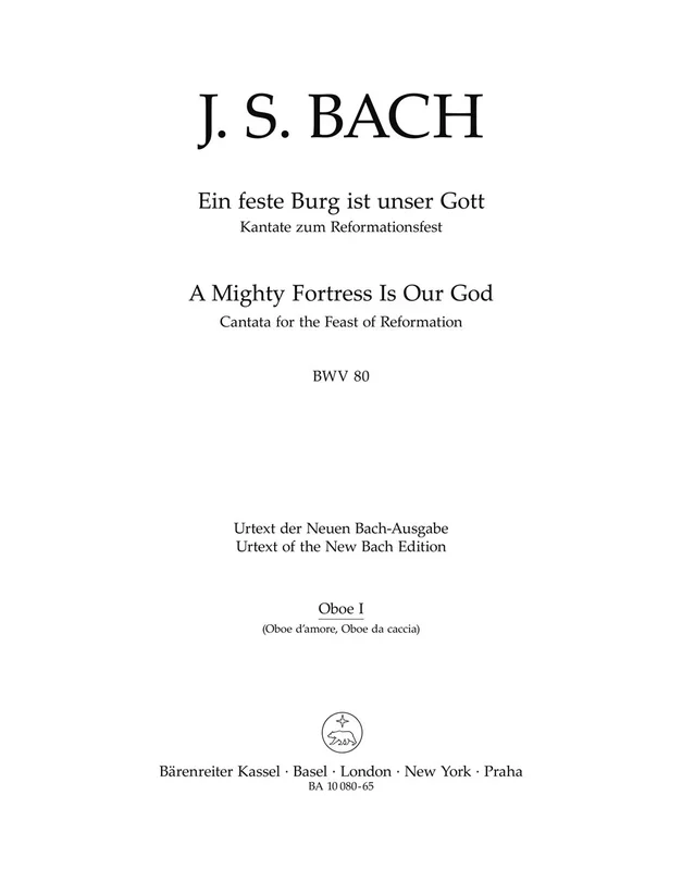 A Mighty Fortress Is Our God BWV 80