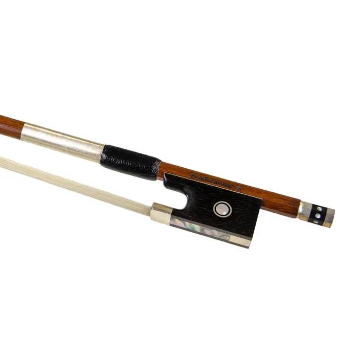 A.R. Sandner Pernambuco Violin Bow with Ebony Frog and Silver Grip