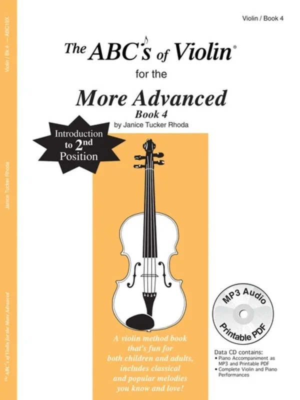 Abcs Of Violin Book 4 More Advanced Book/CD