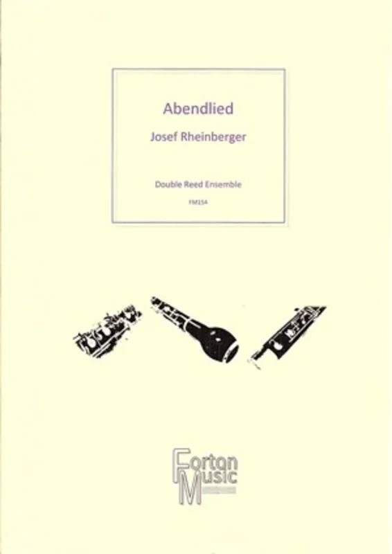 Abendlied Op 69 No 3 Double Reed Ensemble