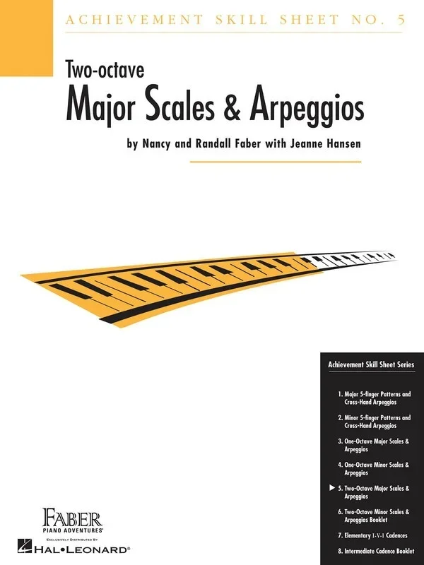 Achievement Skill Sheet 5 Two Octave Maj Scales