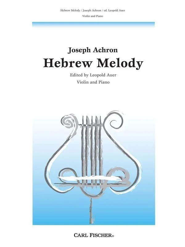 Achron – Hebrew Melody Violin/Piano Ed Auer (Softcover Book)