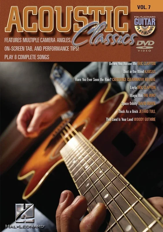 Acoustic Classics Guitar Play Along DVD V7 (DVD Only)
