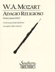 Adagio Religioso from Concerto K. 622 – English Horn and Piano