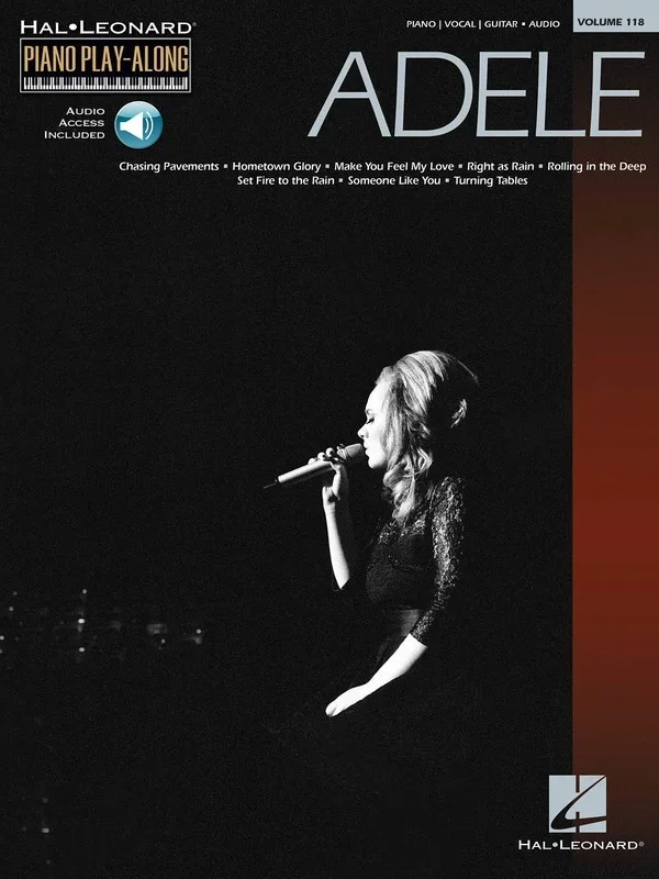 Adele Piano Play Along Book/CD V118 (Softcover Book/CD)