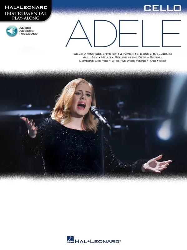 Adele Playalong Cello Book/Online Audio (Softcover Book/Online Audio)