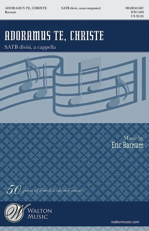 Adoramus Te Christe SATB (Octavo)