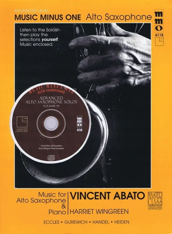 Advanced Alto Sax Solos Vol 4 (Softcover Book/CD)