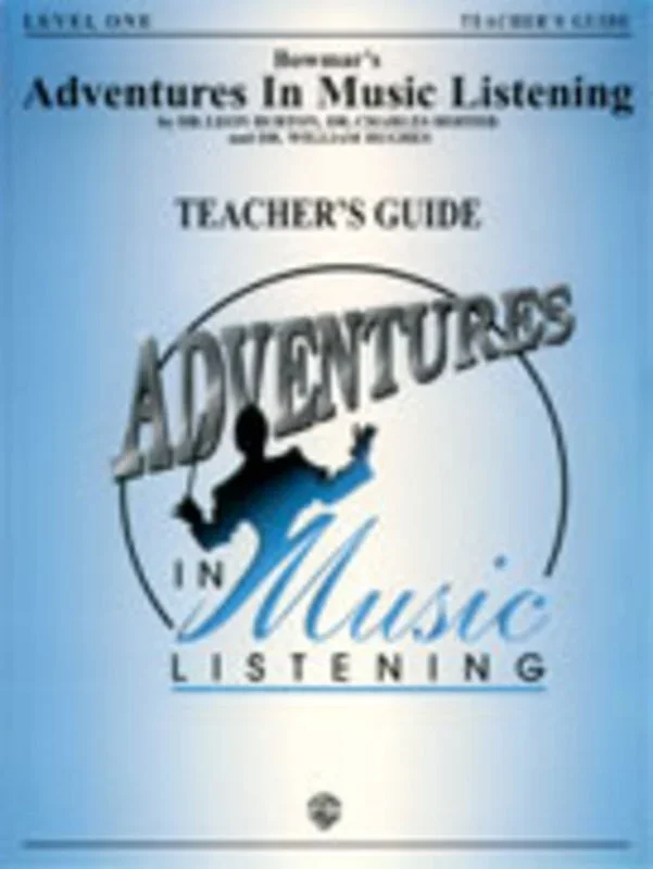 Adventures In Music Listening Lev 1 Teacher Book/CD Book