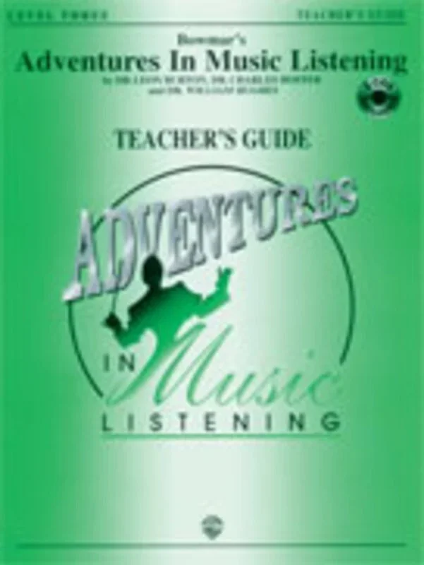 Adventures In Music Listening Lev 3 Teacher Book/CD Book