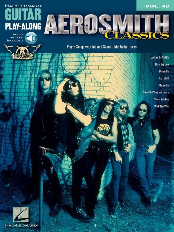 Aerosmith Classics Guitar Playalong V48 Book/Online Audio (Softcover Book/Online Audio)