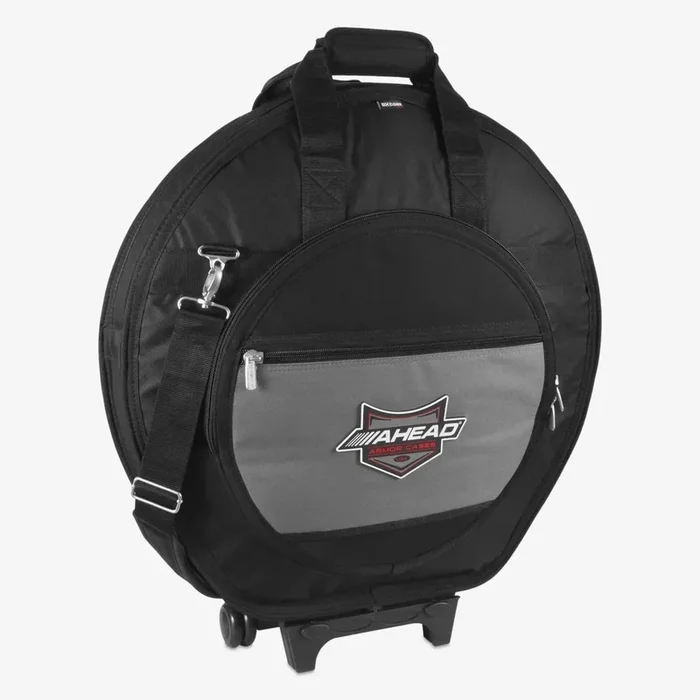 Ahead Armor 24″ Deluxe Heavy Duty Cymbal Case w/ Wheels Handles And Shoulder Strap