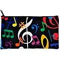 AIM Multi Color Music Note Zipper Pouch Standard