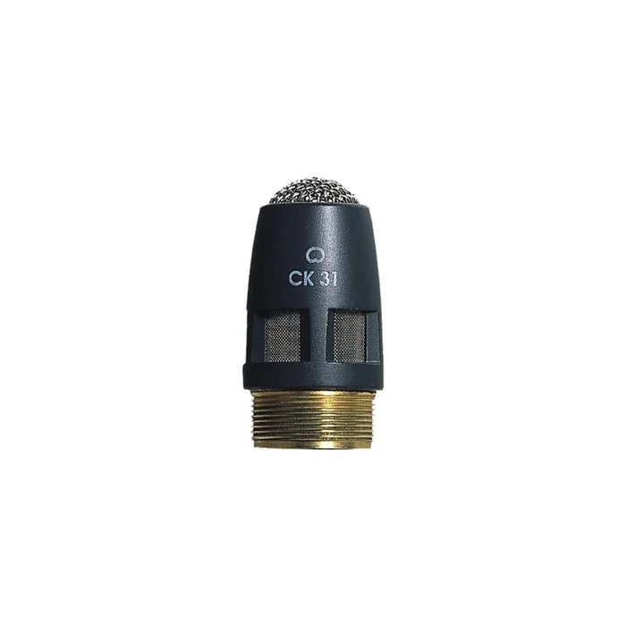AKG CK31 DAM Series Cardioid Condenser Microphone Capsule – High Performance, Rugged Metal Housing, Gold-Plated Contacts, Ideal for Multiple Users