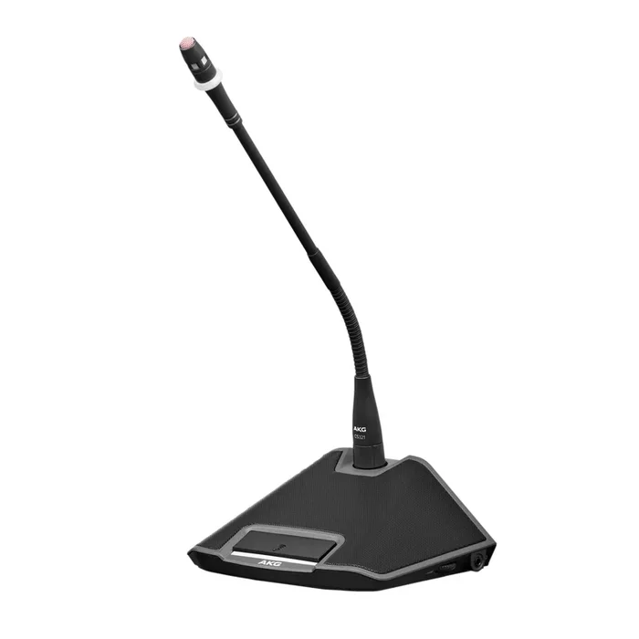 AKG CS3 DU 50 Delegate Microphone Station with Integrated Speaker, 2 x 3.5mm Headphone Outputs, PTT Key – Conference System Accessory