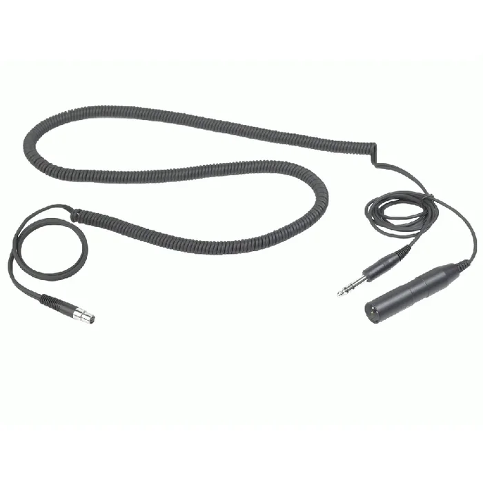 AKG MK-HSCST Detachable Headset Cable for HSC171/271, 6-Pin Mini XLR to 5-Pin Male XLR, 1.6-2.3m Length, Stereo Jack