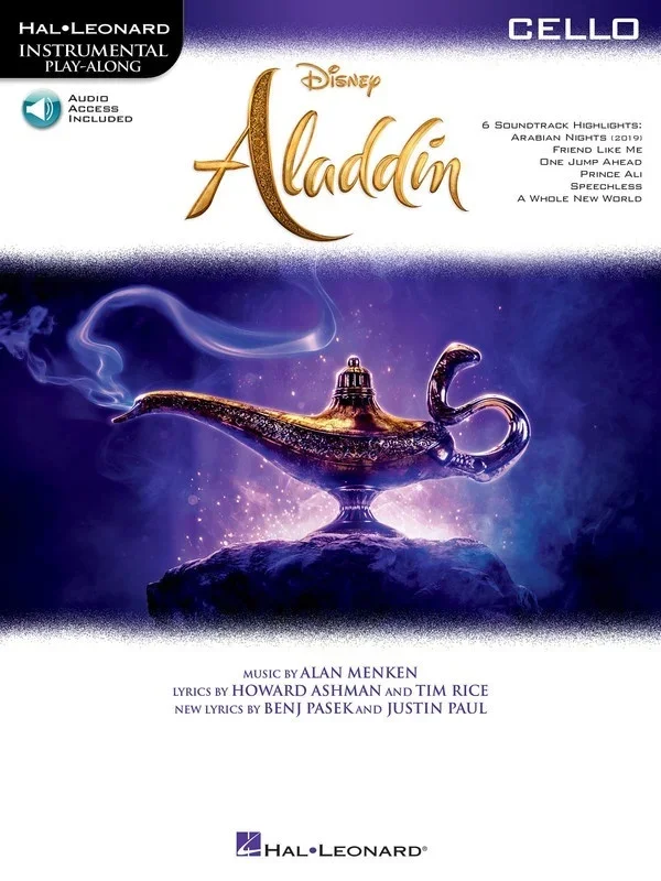 Aladdin For Cello Book/Online Audio
