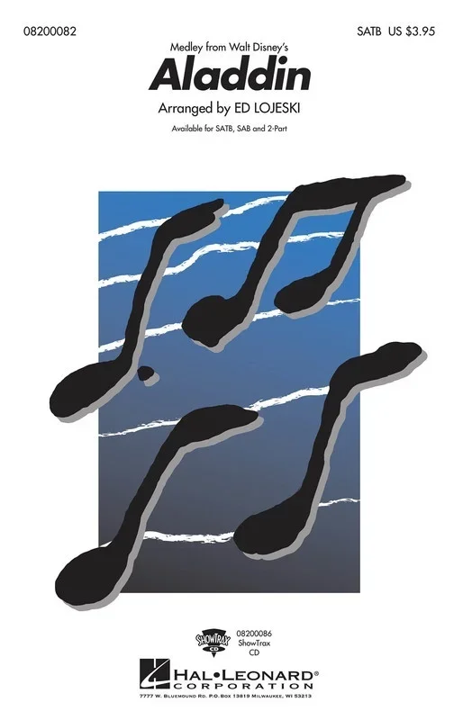 Aladdin Medley SATB Arr Lojeski (Octavo)