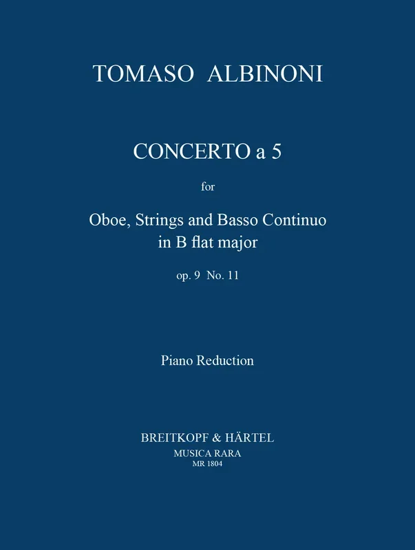 Albinoni: Concerto a 5 in B-flat Major, Op. 9, No. 11