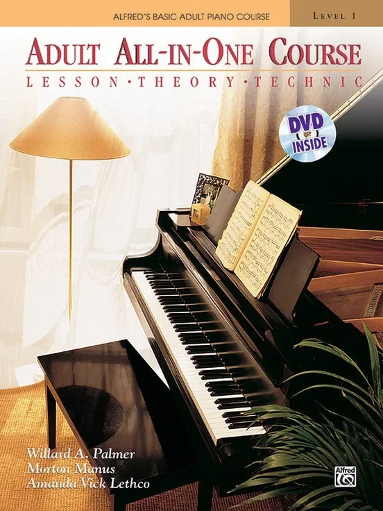 Alfred’s Basic Adult All-in-One Course, Book 1 w/ CD & DVD