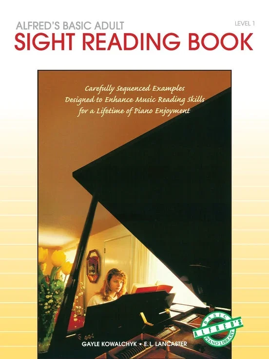 Alfred’s Basic Adult Piano Course: Sight Reading Book 1