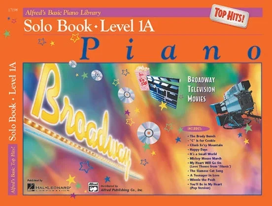 Alfred’s Basic Piano Library: Top Hits Solo Book 1A Bk-CD