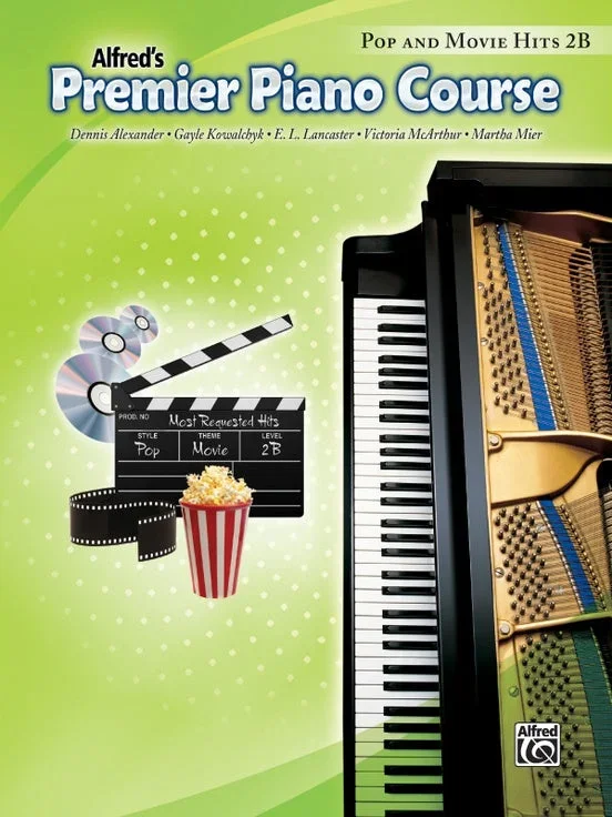 Alfred’s Premier Piano Course, Pop and Movie Hits 2B