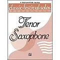 Alfred Classic Festival Solos (B-Flat Tenor Saxophone) Volume 1 Solo Book Standard